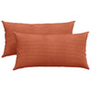 Cuscini per divano VidaXL 2 pezzi in tessuto a corde rosso-arancione 80 x 40 cm
