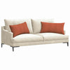 Cuscini per divano VidaXL 2 pezzi in tessuto a corde rosso-arancione 80 x 40 cm