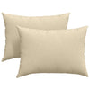 VidaXL cojines de sofá 2 piezas crema 70 x 50 cm tela