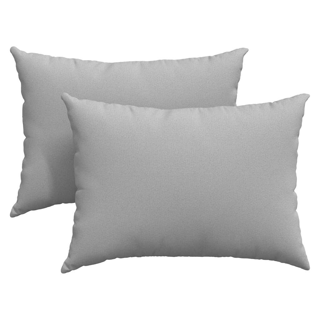 VidaXL cojines de sofá 2 piezas gris nube tela 70 x 50 cm