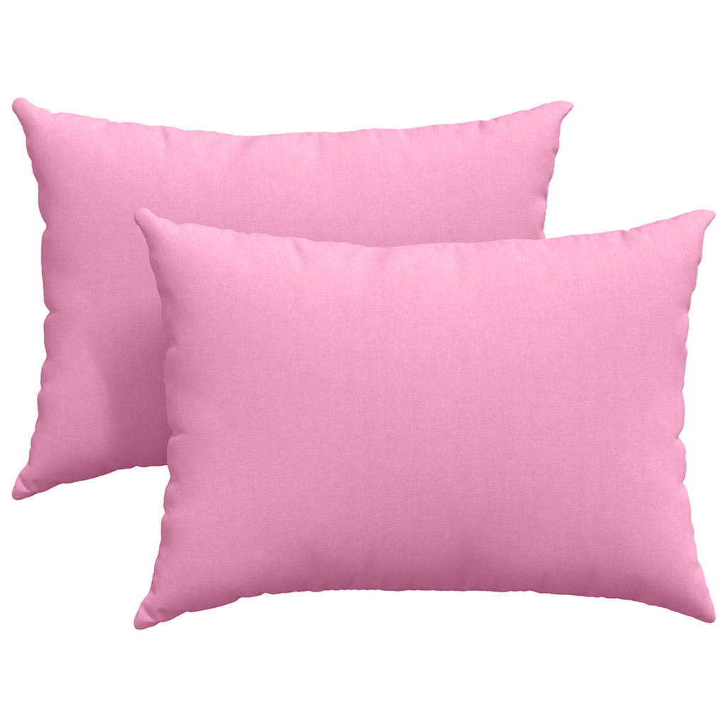Cuscini per divano VidaXL 2 pezzi in tessuto rosa 70 x 50 cm