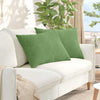 Cuscini per divano VidaXL 2 pezzi in tessuto a corde verde chiaro 70 x 50 cm