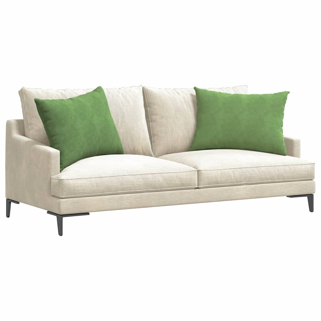 Cuscini per divano VidaXL 2 pezzi in tessuto a corde verde chiaro 70 x 50 cm