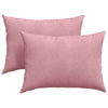 Vidaxl sofa kussens 2 stuks roze 70 x 50 cm cordstof