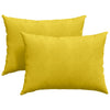Cuscini per divano VidaXL 2 pezzi in tessuto a corda giallo 70 x 50 cm
