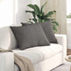 Cuscini per divano VidaXL 2 pezzi in tessuto a corde grigio chiaro 70 x 50 cm