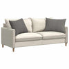Cuscini per divano VidaXL 2 pezzi in tessuto a corde grigio chiaro 70 x 50 cm