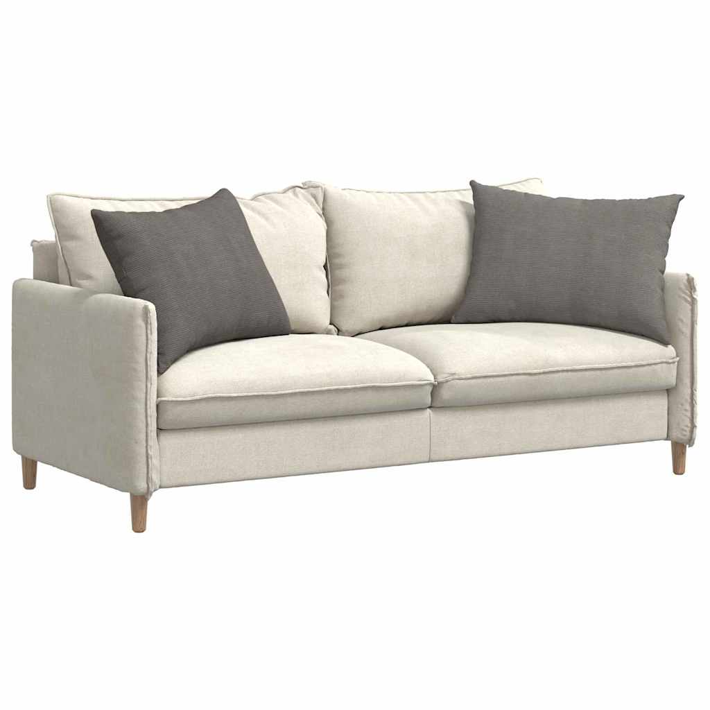 Cuscini per divano VidaXL 2 pezzi in tessuto a corde grigio chiaro 70 x 50 cm