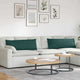 Cuscini per divano VidaXL 2 pezzi in tessuto verde scuro 120 x 40 cm