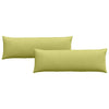 VidaXL cojines de sofá 2 piezas tela verde claro 120 x 40 cm