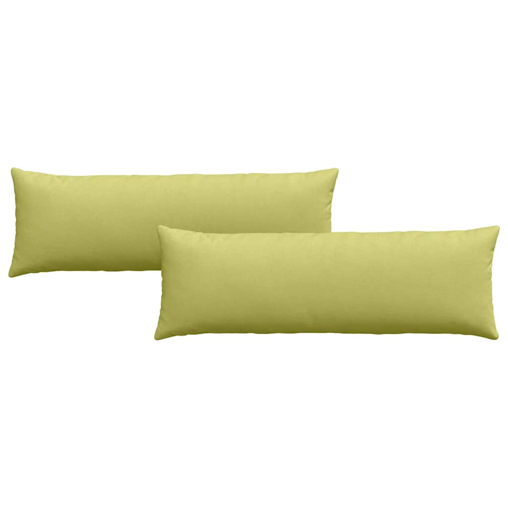Cuscini per divano VidaXL 2 pezzi in tessuto verde chiaro 120 x 40 cm
