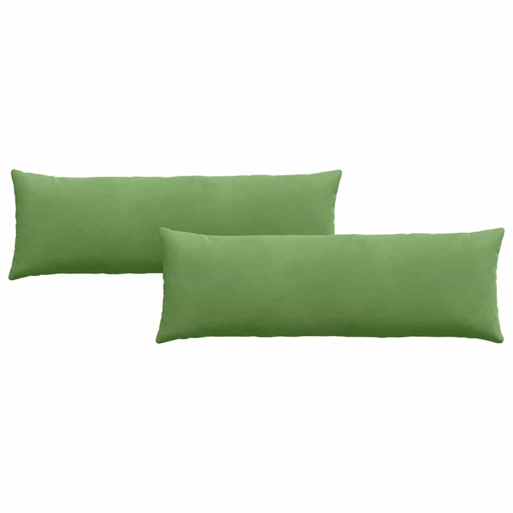 Cuscini per divano VidaXL 2 pezzi in tessuto a corde verde chiaro 120 x 40 cm