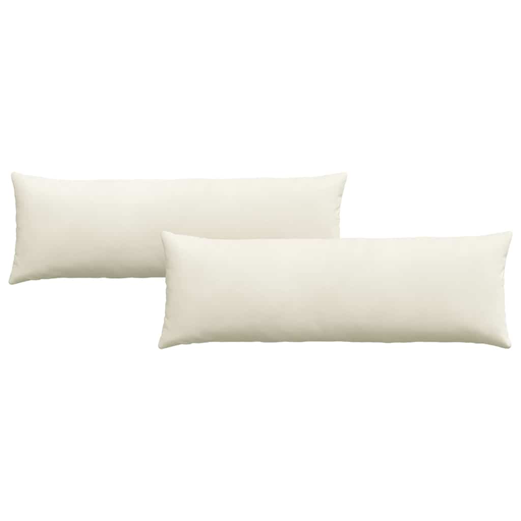 Vidaxl sofa kussens 2 stuks crème 120 x 40 cm cordstof