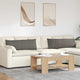 Cuscini per divano VidaXL 2 pezzi in tessuto a corde grigio chiaro 120 x 40 cm
