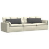 VidaXL cojines de sofá 2 piezas gris oscuro 120 x 40 cm tela de pana