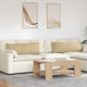 Cuscini per divano VidaXL 2 pezzi in tessuto a corda grigio verde 120 x 40 cm