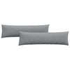 VidaXL cojines de sofá 2 piezas tela gris claro 145 x 40 cm