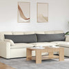 Cuscini per divano VidaXL 2 pezzi in tessuto grigio scuro 145 x 40 cm