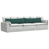 Cuscini per divano VidaXL 2 pezzi in tessuto verde scuro 145 x 40 cm