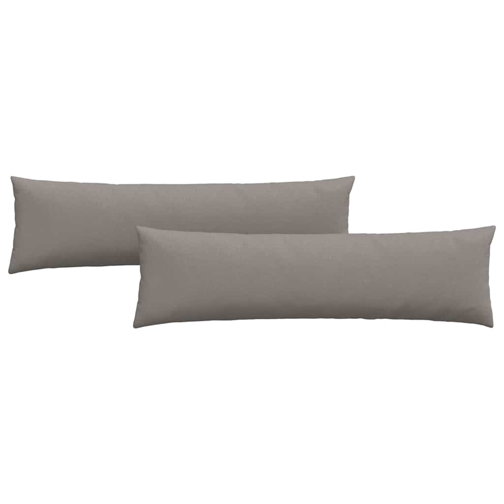 Cuscini per divano VidaXL 2 pezzi in tessuto tortora 145 x 40 cm