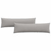 VidaXL cojines de sofá 2 piezas gris nube 145 x 40 cm tela