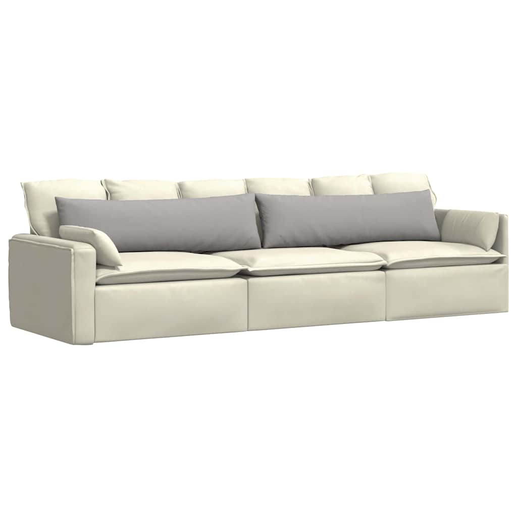 Vidaxl sofa kussens 2 pcs wolkengrijs 145 x 40 cm stof