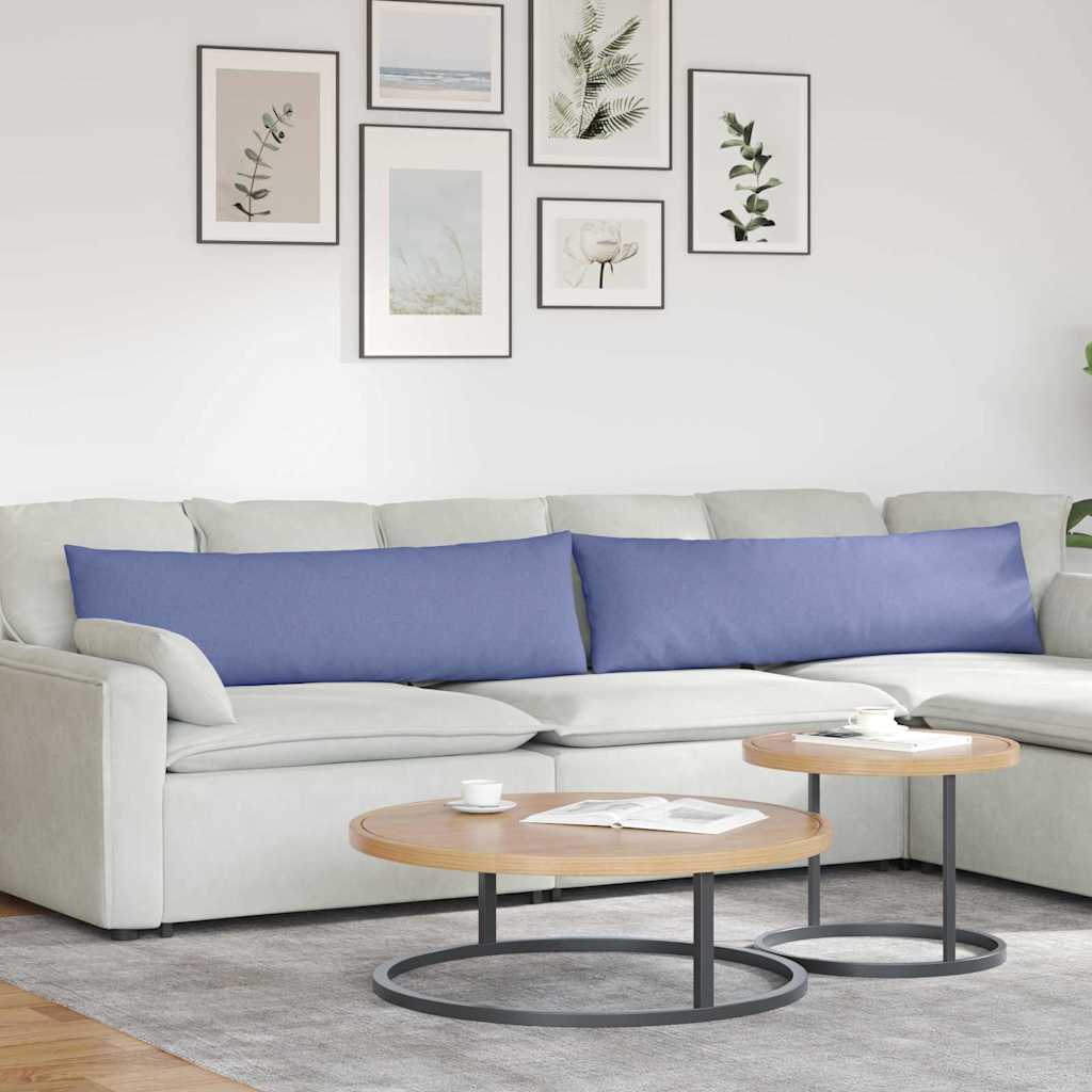 Cuscini per divano VidaXL 2 pezzi tessuto blu jeans 145 x 40 cm