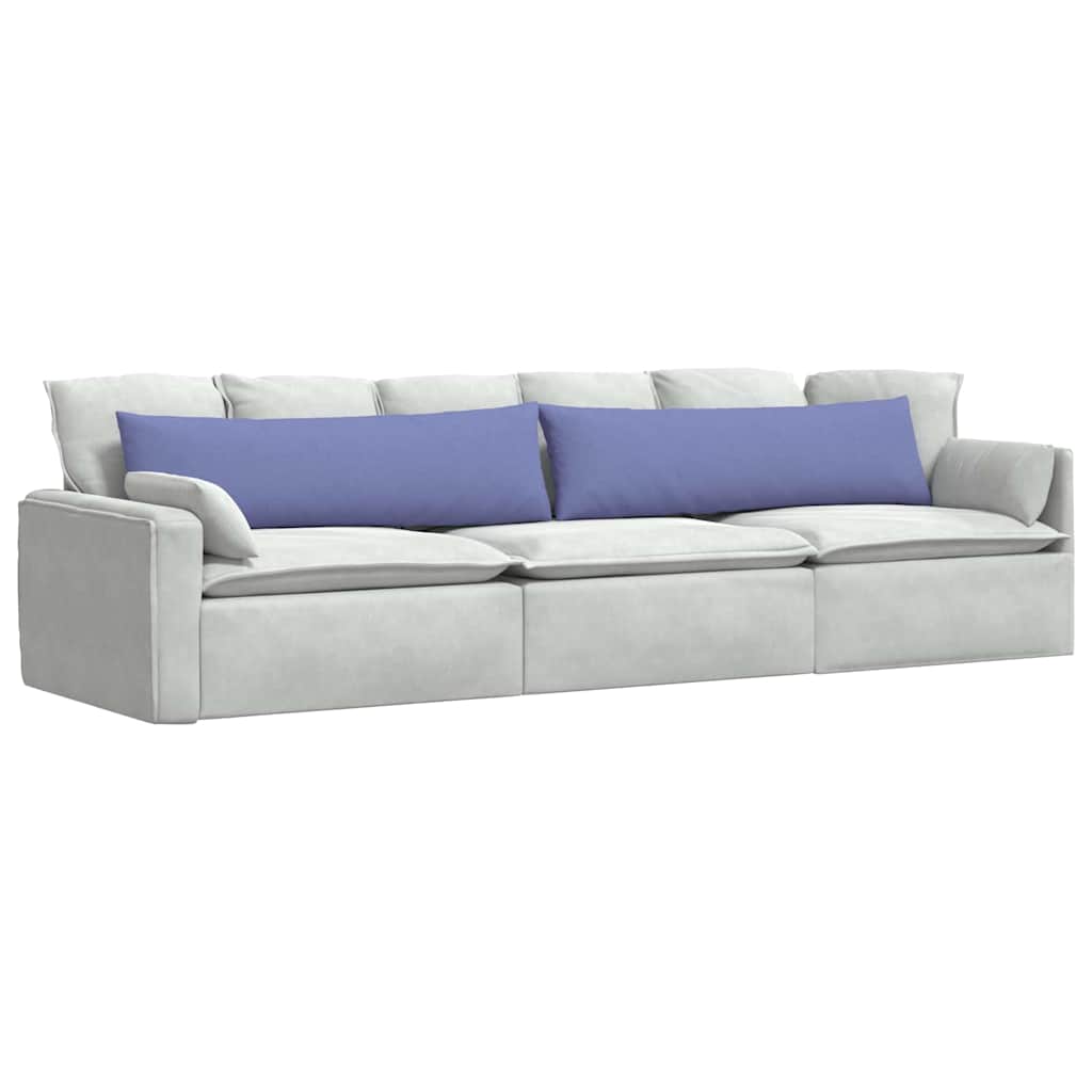 Cuscini per divano VidaXL 2 pezzi tessuto blu jeans 145 x 40 cm