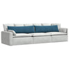 Cuscini per divano VidaXL 2 pezzi blu 145 x 40 cm in tessuto a corde