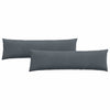 Vidaxl sofa kussens 2 stuks donkergrijs 145 x 40 cm cordstof