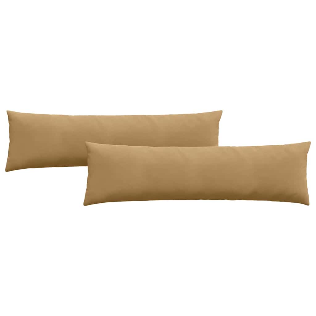 Cuscini per divano VidaXL 2 pezzi in tessuto a corda marrone 145 x 40 cm