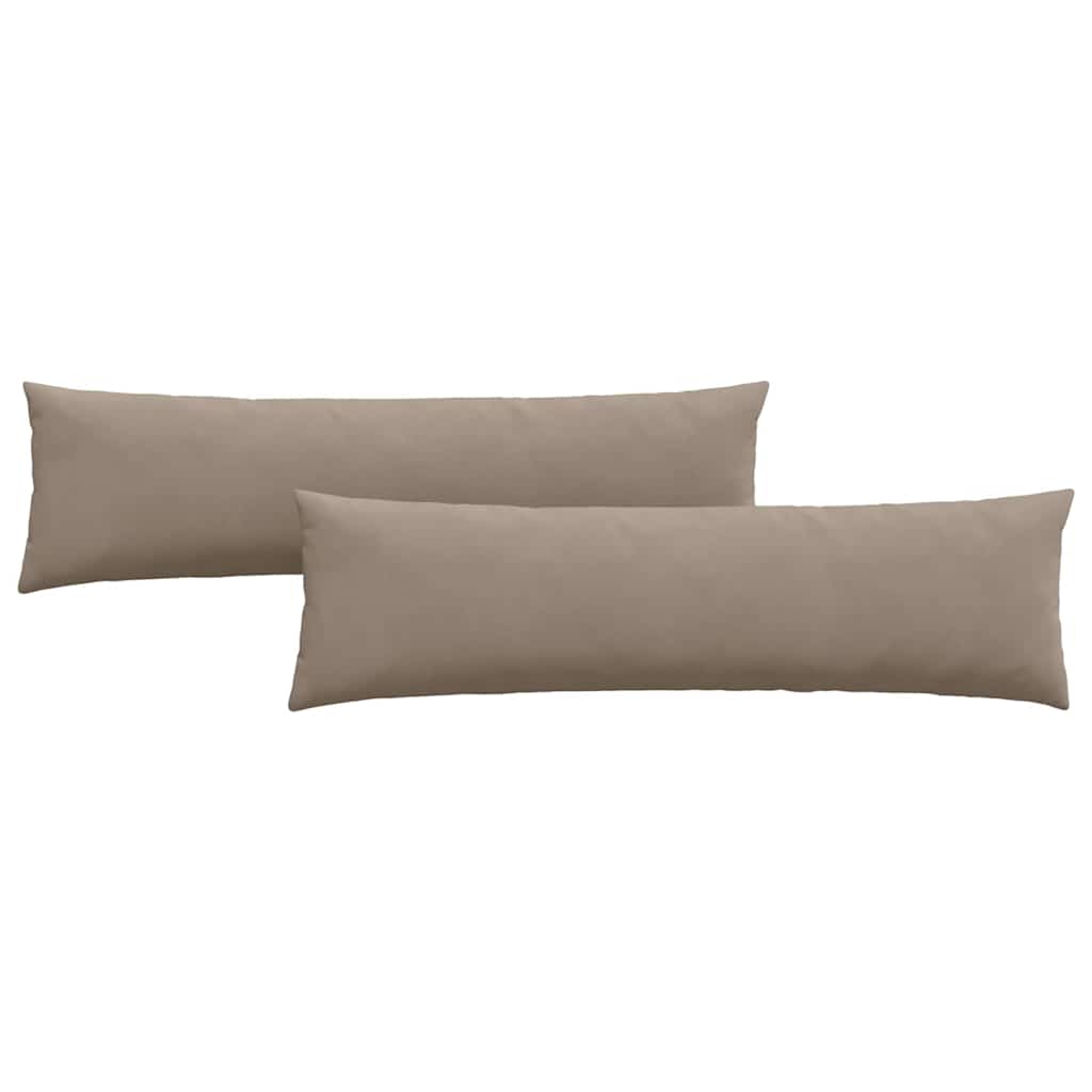 Cuscini per divano VidaXL 2 pezzi in tessuto tortora 145 x 40 cm