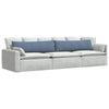 Vidaxl sofa kussens 2 stuks blauw 145 x 40 cm cordstof