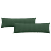 Cuscini per divano VidaXL 2 pezzi in tessuto a corde verde scuro 145 x 40 cm