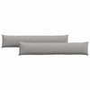 VidaXL cojines de sofá 2 piezas gris nube 200 x 40 cm tela