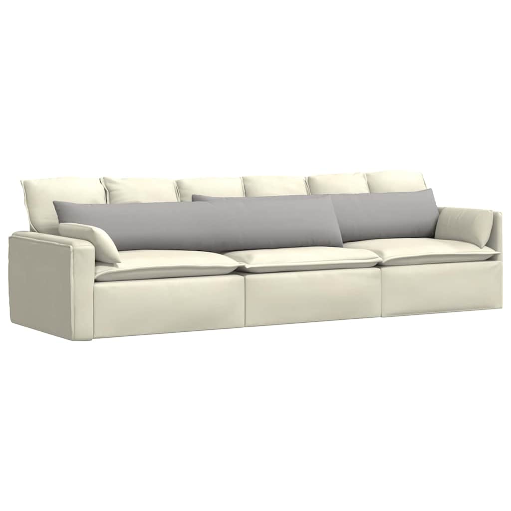 Vidaxl sofa kussens 2 pcs wolkengrijs 200 x 40 cm stof