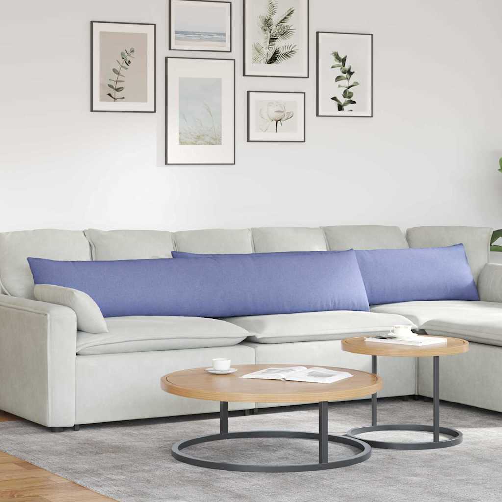Cuscini per divano VidaXL 2 pezzi tessuto blu jeans 200 x 40 cm