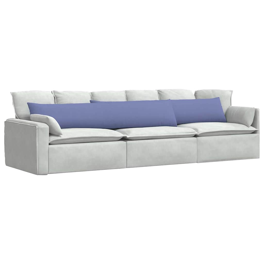Cuscini per divano VidaXL 2 pezzi tessuto blu jeans 200 x 40 cm