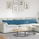 Cuscini per divano VidaXL 2 pezzi in tessuto a corda blu 200 x 40 cm