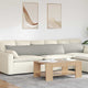 Cuscini per divano VidaXL 2 pezzi in tessuto grigio chiaro 200 x 40 cm