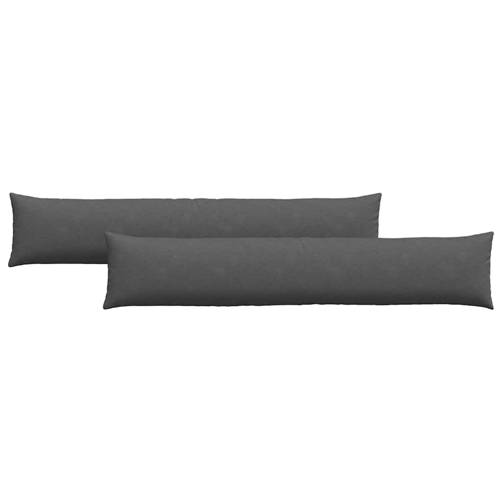 Cuscini per divano VidaXL 2 pezzi in tessuto a corde grigio scuro 200 x 40 cm