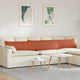 Cuscini per divano VidaXL 2 pezzi in tessuto a corde rosso-arancione 200 x 40 cm