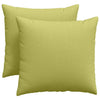 Cuscini per divano VidaXL 2 pezzi in tessuto verde chiaro 45 x 45 cm