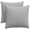 VidaXL cojines de sofá 2 piezas gris nube tela 45 x 45 cm