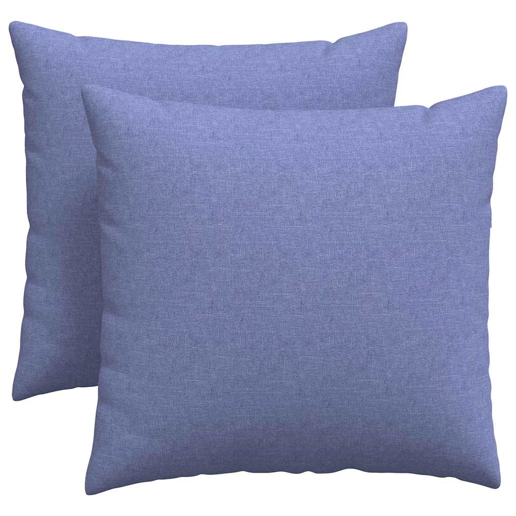 Cuscini per divano VidaXL 2 pezzi tessuto blu jeans 45 x 45 cm