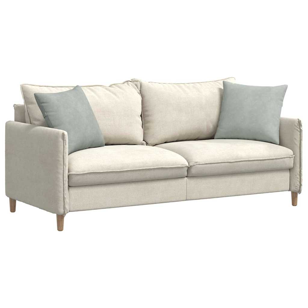 Cuscini per divano VidaXL 2 pezzi in tessuto a corde grigio chiaro 45 x 45 cm