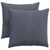 Cuscini per divano VidaXL 2 pezzi in tessuto a corde grigio scuro 45 x 45 cm