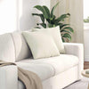 Vidaxl sofa kussens 2 stuks crème 45 x 45 cm cordstof