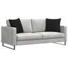 Vidaxl sofa kussens 2 pcs zwart 50 x 50 cm stof