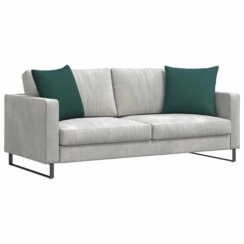 Cuscini per divano VidaXL 2 pezzi in tessuto verde scuro 50 x 50 cm